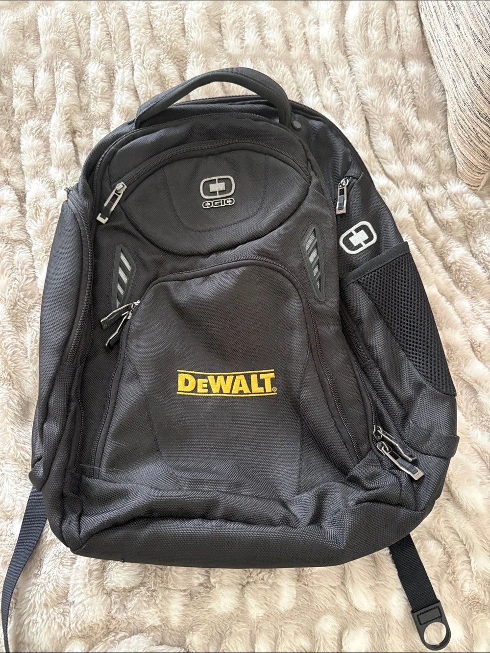 Black DeWalt Tool Backpack
